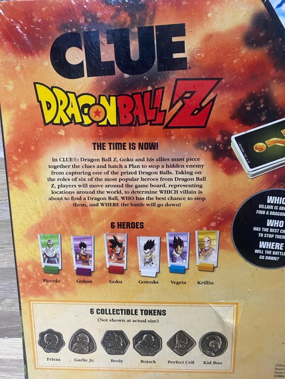 Clue Dragon Ball Z Edition Board Game - Dragon Ball Z anime